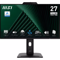 MSI PRO MP272PMG, 68.6 cm (27"), 1920 x 1080 pixels, Full HD, LCD, 4 ms, Black