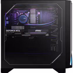 MSI MPG Infinite X3 AI 2NVZ9-028EU Intel Core Ultra 9 285K 64 GB DDR5-SDRAM 1 TB SSD NVIDIA GeForce RTX 5090 Windows 11 Home Desktop PC Black - Additional view 2