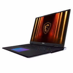 MSI Titan 18 HX AI A2XWIG-008UK Intel Core Ultra 9 285HX Laptop 45.7 cm (18") UHD+ 64 GB DDR5-SDRAM 2 TB SSD NVIDIA GeForce RTX 5080 Wi-Fi 7 (802.11be) Windows 11 Pro Black