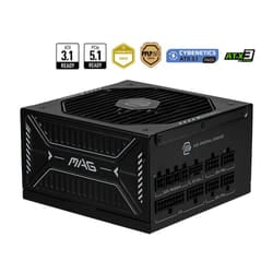 MSI MAG A850GLS PCIE5 power supply unit 1000 W 24-pin ATX ATX Black
