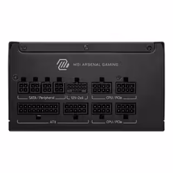 MSI MAG A850GLS PCIE5 power supply unit 850 W 24-pin ATX ATX Black