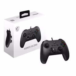 MSI FORCE GC200 Gaming Controller Black USB Gamepad Analogue / Digital Android, PC - Additional view 5