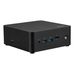 MSI CUBI NUC AI 1UMG-018BEU PC/workstation barebone Mini PC Black 155H Intel SoC