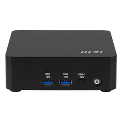 MSI Cubi NUC AI 1UMG i7 155H FS 16GB 1TB W11P Intel Core Ultra 7 DDR5-SDRAM SSD Windows 11 Pro Mini PC Black