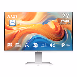 MSI Pro MP273QW E14 computer monitor 68.6 cm (27") 2560 x 1440 pixels Wide Quad HD White - Additional view 3
