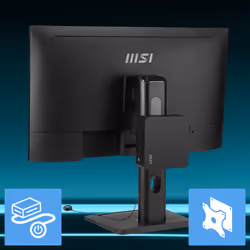 MSI Cubi Z AI 8M AMD Ryzen 5 8645HS Desktop PC, SFF, Mini Computer, HTPC, (16GB RAM, 512GB Storage, Windows 11 PRO), AMD Radeon Graphics/DDR5/Dual HDMI/Dual LAN/WiFi 6E/BT 5.3/VESA - Additional view 8