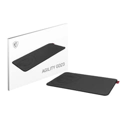 MSI AGILITY GD23 mouse pad Gaming mouse pad Black
