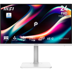 MSI PRO MAX 241PHW E14 computer monitor 60.5 cm (23.8") 1920 x 1080 pixels Full HD LCD White