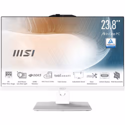 MSI Modern AM242P 1M-2097EU Intel Core 7 150U 60.5 cm (23.8") 1920 x 1080 pixels All-in-One PC 16 GB DDR5-SDRAM 512 GB SSD Windows 11 Pro Wi-Fi 6E (802.11ax) White - Additional view 3