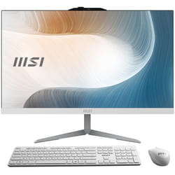 MSI Modern AM242 1M-2222EU Intel Core 3 100U 60.5 cm (23.8") 1920 x 1080 pixels All-in-One PC 8 GB DDR5-SDRAM 512 GB SSD Windows 11 Pro Wi-Fi 6E (802.11ax) Black