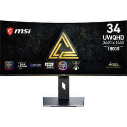 MSI MEG X computer monitor 86.3 cm (34") 3440 x 1440 pixels UltraWide Quad HD QD-OLED Black