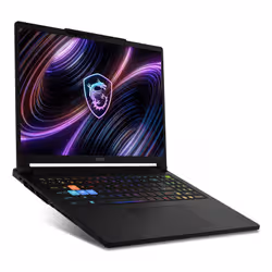 MSI Raider 16 U7 251HX 16GB 1TB 5070TI Intel Core Ultra 9 275HX Laptop 40.6 cm (16") Quad HD+ DDR5-SDRAM SSD NVIDIA® GeForce RTX™ 5070 Ti Laptop GPU Wi-Fi 7 (802.11be) Windows 11 Home Black - Additional view 2
