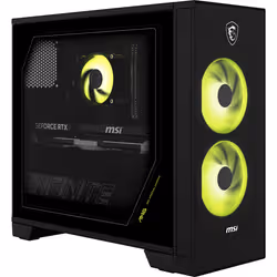 MSI MAG Infinite Z 8B 9NVPR7-062UK AMD Ryzen™ 7 9700X 16 GB DDR5-SDRAM 1 TB SSD NVIDIA GeForce RTX 5070 Windows 11 Home Desktop PC Black - Additional view 3