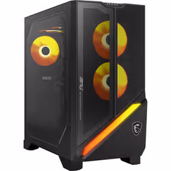 MSI MPG Infinite Z3 X3D 7NVRR7-1213EU AMD Ryzen™ 7 7800X3D 32 GB DDR5-SDRAM 1 TB SSD NVIDIA GeForce RTX 5070 Ti Windows 11 Home Desktop PC Black, Metallic - Additional view 2
