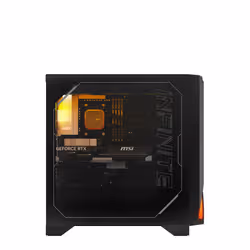 MSI MPG Infinite Z3 X3D 7NVRR7-1213EU AMD Ryzen™ 7 7800X3D 32 GB DDR5-SDRAM 1 TB SSD NVIDIA GeForce RTX 5070 Ti Windows 11 Home Desktop PC Black, Metallic - Additional view 4