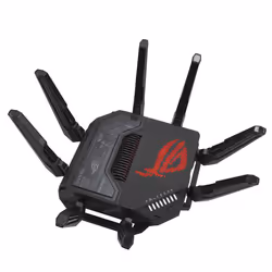 ASUS ROG Rapture GT-BE98 wireless router 10 Gigabit Ethernet Quad-band (2.4 GHz / 5 GHz-1 / 5 GHz-2 / 6 GHz) Black - Additional view 5