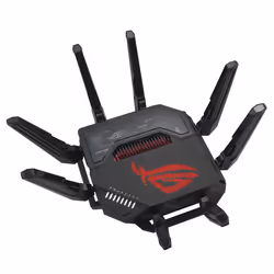 ASUS ROG Rapture GT-BE98 wireless router 10 Gigabit Ethernet Quad-band (2.4 GHz / 5 GHz-1 / 5 GHz-2 / 6 GHz) Black - Additional view 6