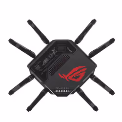 ASUS ROG Rapture GT-BE98 wireless router 10 Gigabit Ethernet Quad-band (2.4 GHz / 5 GHz-1 / 5 GHz-2 / 6 GHz) Black - Additional view 7