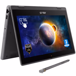 ASUS BR1100F-CDXA-3Y Intel® Celeron® N N4500 Hybrid (2-in-1) 29.5 cm (11.6") Touchscreen HD 4 GB DDR4-SDRAM 128 GB eMMC Wi-Fi 6 (802.11ax) Windows 11 Pro Academic Grey