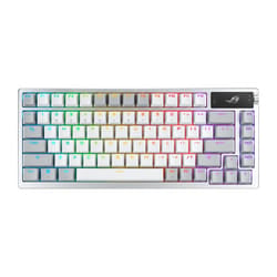 ASUS ROG Azoth keyboard Gaming USB + RF Wireless + Bluetooth White