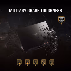 ASUS TUF Gaming A15 FA507UV-LP010W AMD Ryzen™ 9 8945H Laptop 39.6 cm (15.6") Full HD 16 GB DDR5-SDRAM 1 TB SSD NVIDIA GeForce RTX 4060 Wi-Fi 6 (802.11ax) Windows 11 Home Grey - Additional view 5