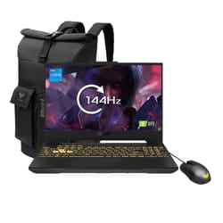 ASUS TUF Gaming F15 FX507ZC4-HN226W Intel® Core™ i5 i5-12500H Laptop 39.6 cm (15.6") Full HD 16 GB DDR4-SDRAM 1 TB SSD NVIDIA GeForce RTX 3050 Wi-Fi 6 (802.11ax) Windows 11 Home Black, Grey