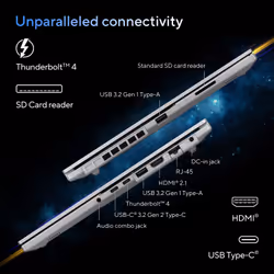 ASUS Vivobook Pro 15 OLED N6506MV-MA026W Intel Core Ultra 9 185H Laptop 39.6 cm (15.6") 3K 16 GB DDR5-SDRAM 1 TB SSD NVIDIA GeForce RTX 4060 Wi-Fi 6E (802.11ax) Windows 11 Home Grey - Additional view 5