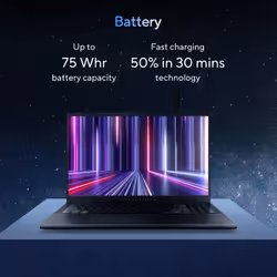 ASUS Vivobook Pro 15 OLED N6506MV-MA026W Intel Core Ultra 9 185H Laptop 39.6 cm (15.6") 3K 16 GB DDR5-SDRAM 1 TB SSD NVIDIA GeForce RTX 4060 Wi-Fi 6E (802.11ax) Windows 11 Home Grey - Additional view 7