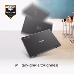 ASUS Chromebook Flip CR1 CR1100FKA-BP0745 Intel® Celeron® N N4500 29.5 cm (11.6") Touchscreen HD 4 GB LPDDR4x-SDRAM 64 GB eMMC Wi-Fi 6 (802.11ax) ChromeOS Grey - Additional view 7