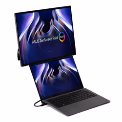 ASUS ZenScreen Fold OLED MQ17QH computer monitor 43.9 cm (17.3") 2560 x 1920 pixels Quad HD Silver - Additional view 7