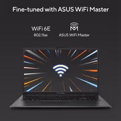 ASUS Vivobook Go 15 E1504FA-NJ715W AMD Ryzen™ 3 7320U Laptop 39.6 cm (15.6") Full HD 8 GB LPDDR5-SDRAM 128 GB SSD Wi-Fi 6E (802.11ax) Windows 11 Home in S mode Black - Additional view 8