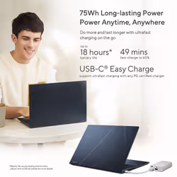 ASUS Zenbook 14 OLED UX3402VA-KM468W Intel® Core™ i5 i5-13500H Laptop 35.6 cm (14") 2.8K 16 GB LPDDR5-SDRAM 512 GB SSD Wi-Fi 6E (802.11ax) Windows 11 Home Silver - Additional view 8