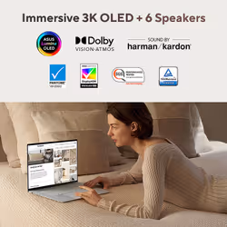 ASUS Zenbook S 16 UM5606WA-RJ090W AMD Ryzen AI 9 365 Laptop 40.6 cm (16") Touchscreen 3K 24 GB LPDDR5x-SDRAM 1 TB SSD Wi-Fi 7 (802.11be) Windows 11 Home White - Additional view 4