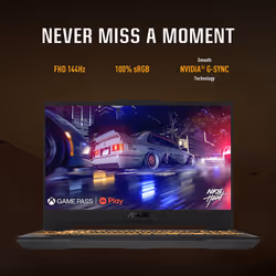 ASUS TUF Gaming A15 FA506NCR-HN015W AMD Ryzen™ 7 7435HS Laptop 39.6 cm (15.6") Full HD 16 GB DDR5-SDRAM 1 TB SSD NVIDIA GeForce RTX 3050 Wi-Fi 6 (802.11ax) Windows 11 Home Black - Additional view 6
