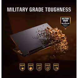 ASUS TUF Gaming A15 FA506NCR-HN015W AMD Ryzen™ 7 7435HS Laptop 39.6 cm (15.6") Full HD 16 GB DDR5-SDRAM 1 TB SSD NVIDIA GeForce RTX 3050 Wi-Fi 6 (802.11ax) Windows 11 Home Black - Additional view 8