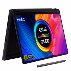 ASUS ProArt PX13 HN7306WI-LX017W AMD Ryzen AI 9 HX 370 Hybrid (2-in-1) 33.8 cm (13.3") Touchscreen 3K 32 GB LPDDR5x-SDRAM 2 TB SSD NVIDIA GeForce RTX 4070 Wi-Fi 7 (802.11be) Windows 11 Home Black - Additional view 5