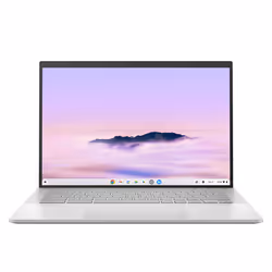 ASUS Chromebook Plus Enterprise CX54 CX5403CMA-QM0380 laptop Intel Core Ultra 7 155U 35.6 cm (14") Touchscreen WQXGA 8 GB LPDDR5x-SDRAM 256 GB SSD Wi-Fi 6E (802.11ax) ChromeOS Silver