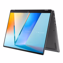 ASUS Vivobook 14 Flip TP3407SA-QL010W Intel Core Ultra 7 256V Hybrid (2-in-1) 35.6 cm (14") Touchscreen WUXGA 16 GB LPDDR5x-SDRAM 1 TB SSD Wi-Fi 7 (802.11be) Windows 11 Home Grey - Additional view 6