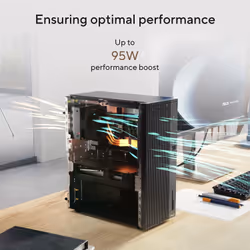 ASUS V500 Mini Tower V500MV-13420H027W Intel® Core™ i5 i5-13420H 8 GB DDR5-SDRAM 512 GB SSD Windows 11 Home PC Grey - Additional view 4