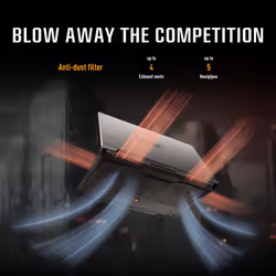 ASUS TUF Gaming A16 FA607NU-RL051W AMD Ryzen™ 5 7535HS Laptop 40.6 cm (16") WUXGA 16 GB DDR5-SDRAM 512 GB SSD NVIDIA GeForce RTX 4050 Wi-Fi 6 (802.11ax) Windows 11 Home Black, Grey - Additional view 6