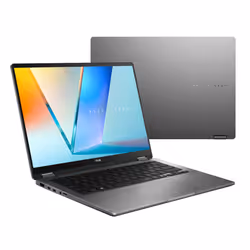 ASUS Vivobook 14 Flip TP3407SA-QL011W Intel Core Ultra 5 226V Hybrid (2-in-1) 35.6 cm (14") Touchscreen WUXGA 16 GB LPDDR5x-SDRAM 512 GB SSD Wi-Fi 7 (802.11be) Windows 11 Home Grey - Additional view 8