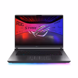 ASUS ROG Strix G16 G614FR-S5115W AMD Ryzen™ 9 9955HX3D Laptop 40.6 cm (16") WQXGA 32 GB DDR5-SDRAM 1 TB SSD NVIDIA GeForce RTX 5070 Ti Wi-Fi 6E (802.11ax) Windows 11 Home Black, Green, Grey - Additional view 2