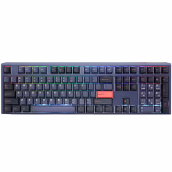 Ducky One3 Cosmic Blue, Wired, USB, Mechanical, QWERTY, RGB LED, Black, Blue, Grey