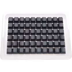 Ducky DCA132-NNBLBMDPU1, Keyboard cap, Thermoplastic polyester (PBT), Black