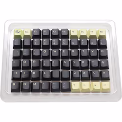 Ducky DCA132-USMICCHPH1, Keyboard cap, Thermoplastic polyester (PBT), Black, Mint colour