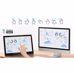Hannspree HT165HPB Monitor 15.6 inch Full HD IPS touch Black touchscreen - Additional view 8