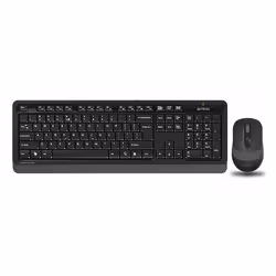 A4Tech Fstyler FG1010, Full-size (100%), Wireless, RF Wireless, Black, Grey, Mouse included