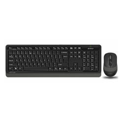 A4Tech Fstyler FG1010 keyboard Mouse included Office RF Wireless Black, Grey