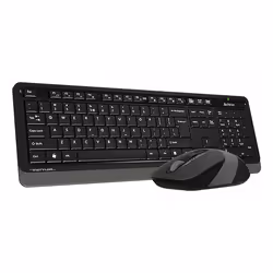 A4Tech Fstyler FG1010 keyboard Mouse included Office RF Wireless Black, Grey