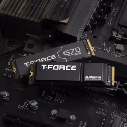 TEAMGROUP T-Force G70 PRO Graphene Heatsink 2TB DRAM SLC Cache 3D TLC NAND NVMe InnoGrit PCIe Gen4x4 M.2 2280 Gaming Internal SSD Works with